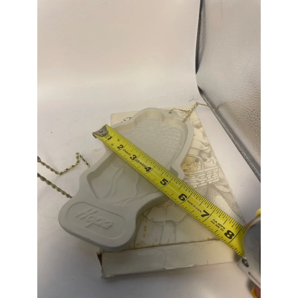 Longaberger 1994 HOPE Pottery Angel Series Cookie Mold  with Box